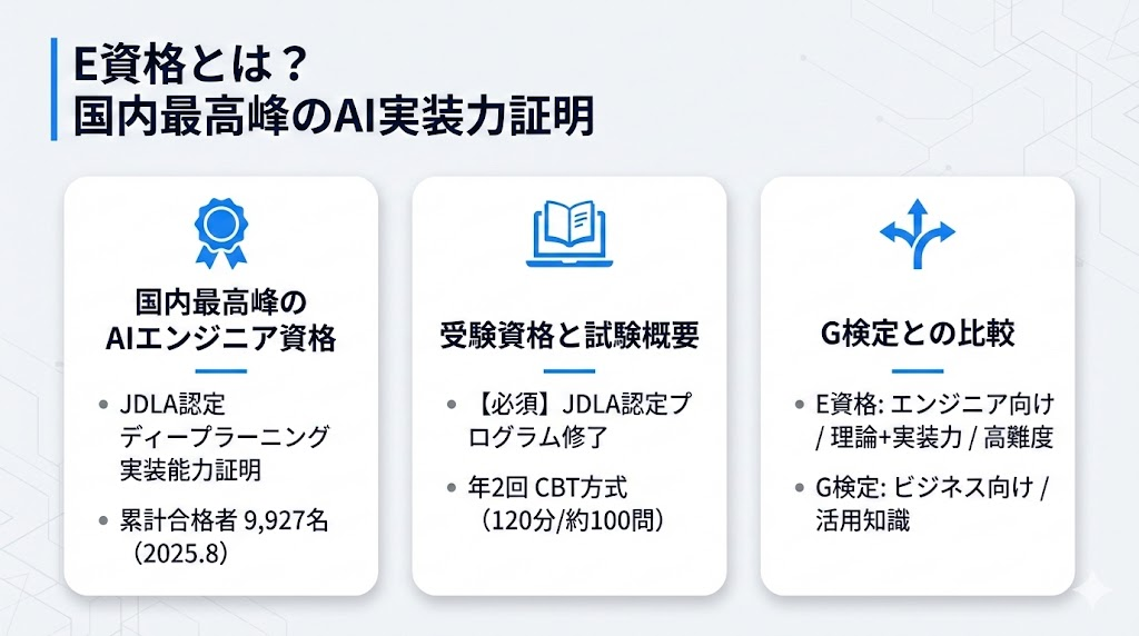 E資格とは？