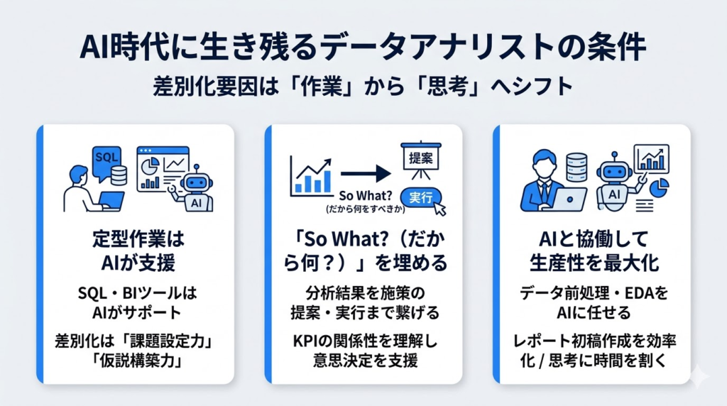 AI時代に生き残るデータアナリストの条件