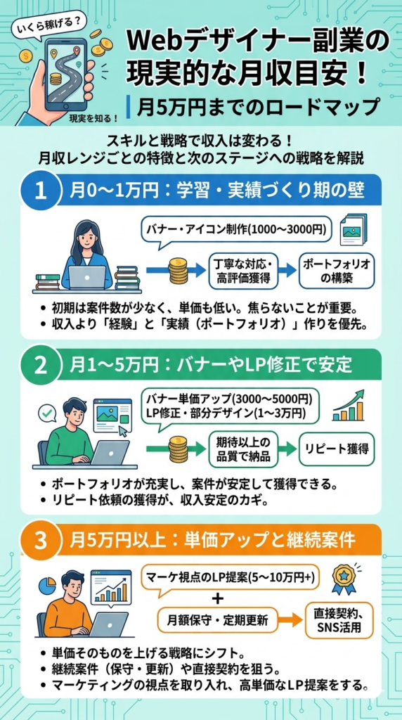 Webデザインの独学ロードマップ｜未経験から進める5ステップ